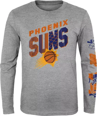 Outerstuff Youth Phoenix Suns Grey Parks & Wreck Long Sleeve T-Shirt