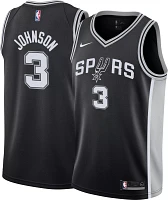 Nike Youth San Antonio Spurs Black Keldon Johnson #3 Swingman Jersey