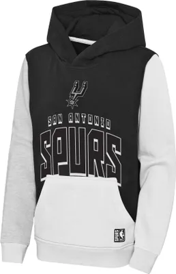 Outerstuff Youth San Antonio Spurs Rimshot Pullover Black Hoodie