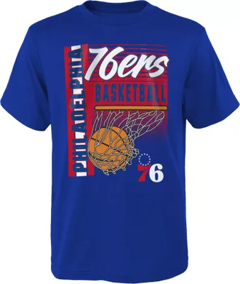 Nike Youth Philadelphia 76ers Royal Swish T-Shirt