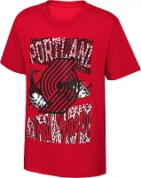 Outerstuff Youth Portland Trail Blazers Red Court Culture T-Shirt