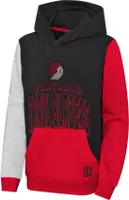 Outerstuff Youth Portland Trail Blazers Rimshot Pullover Black Hoodie