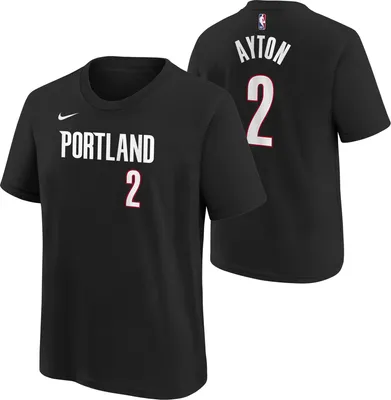 Nike Youth Black Portland Trail Blazers Deandre Ayton #2 Icon T-Shirt