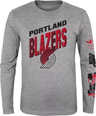 Outerstuff Youth Portland Trail Blazers Grey Parks & Wreck Long Sleeve T-Shirt