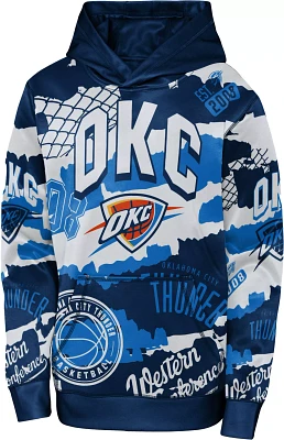 Outerstuff Youth Oklahoma City Thunder Over The Limit Navy Sublimated Hoodie