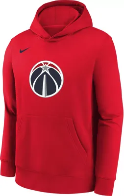 Nike Youth Washington Wizards Red Club Logo Fleece Sweatshirt