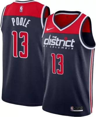 Nike Men's Washington Wizards Jordan Poole #13 Statement Jersey