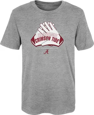 Gen2 Little Kids' Alabama Crimson Tide Heather Grey Hands Up T-Shirt