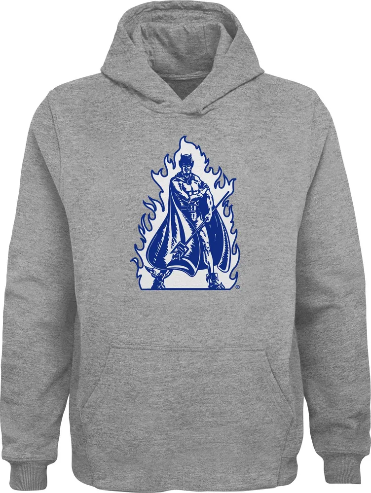 Gen2 Youth Duke Blue Devils Grey Vault Logo Pullover Hoodie