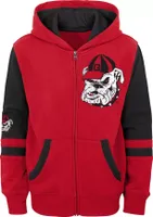 Gen2 Little Kids' Georgia Bulldogs Red Stadium Full-Zip Hoodie