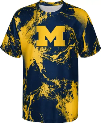 Gen2 Youth Michigan Wolverines Blue In the Mix T-Shirt