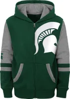 Gen2 Youth Michigan State Spartans Green Stadium Full-Zip Hoodie