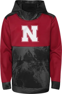 Gen2 Youth Nebraska Cornhuskers Red All Out Blitz Pullover Hoodie