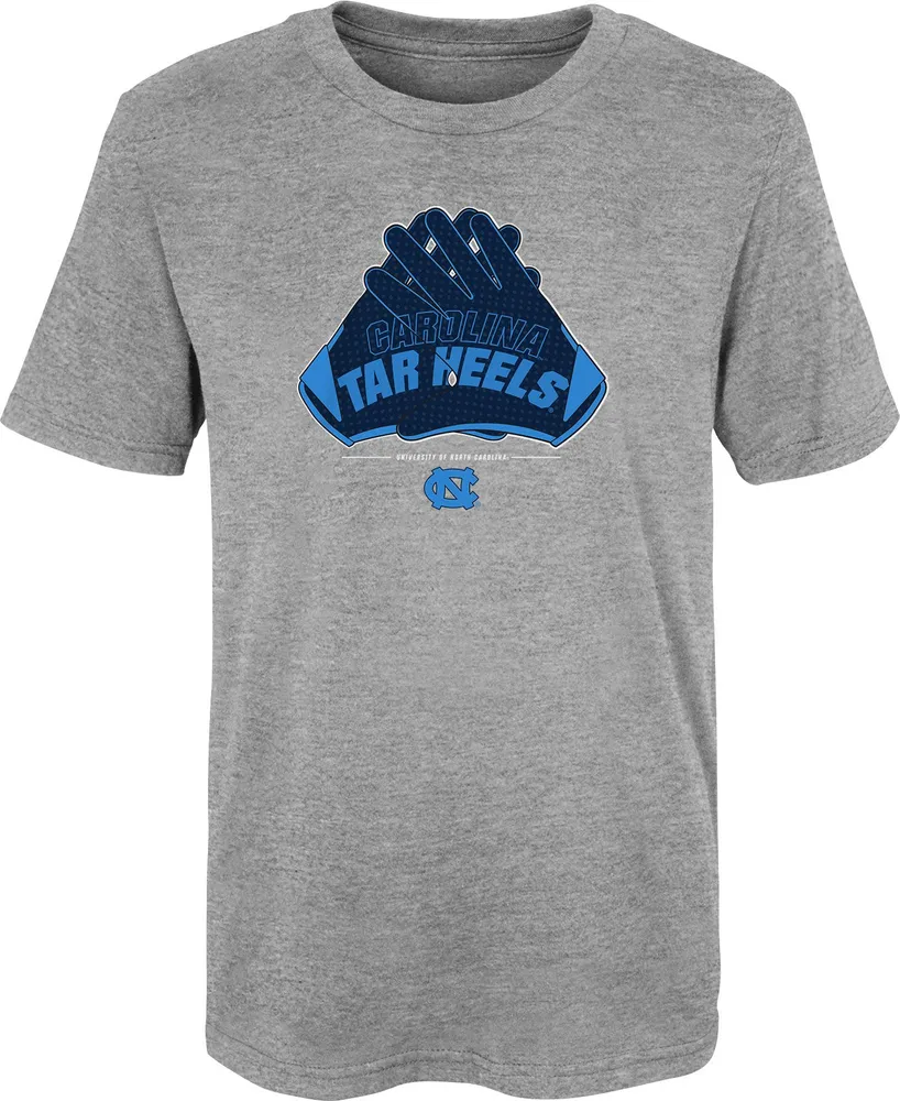 Gen2 Little Kids' North Carolina Tar Heels Heather Grey Hands Up T-Shirt