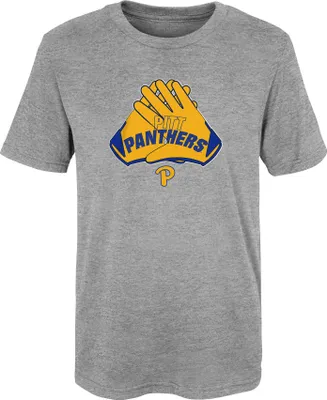 Gen2 Little Kids' Pitt Panthers Heather Grey Hands Up T-Shirt