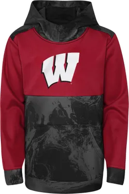 Gen2 Youth Wisconsin Badgers Red All Out Blitz Pullover Hoodie