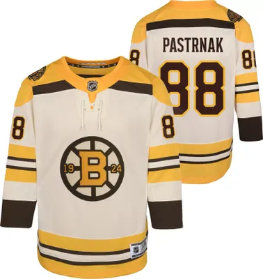 NHL Youth Boston Bruins Centennial David Pastrnák #88 Premier Alternate Jersey