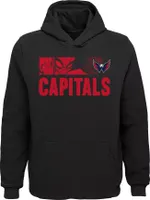 NHL Youth Washington Capitals Marvel Black Pullover Hoodie