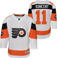 NHL Youth 2023-2024 Stadium Series Philadelphia Flyers Travis Konecny #11 White Premier Jersey