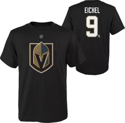NHL Youth Vegas Golden Knights Jack Eichel #9 Black T-Shirt