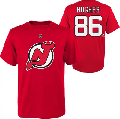 NHL Youth New Jersey Devils Jack Hughes #86 T-Shirt