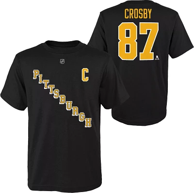 NHL Youth Pittsburgh Penguins Sidney Crosby #87 Black T-Shirt