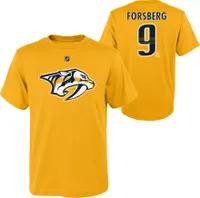 NHL Youth Nashville Predators Filip Forsberg #9 Gold T-Shirt