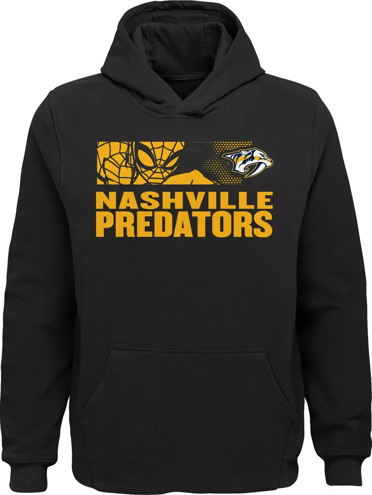 NHL Youth Nashville Predators Marvel Black Pullover Hoodie