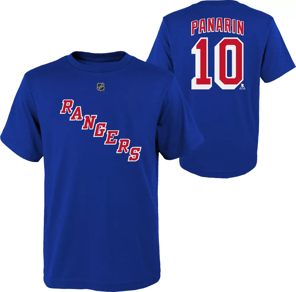 NHL Youth New York Rangers Artemi Panarin #10 Blue T-Shirt