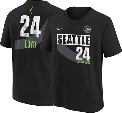 Nike Youth Seattle Storm Black Jewell Loyd #24 Rebel T-Shirt