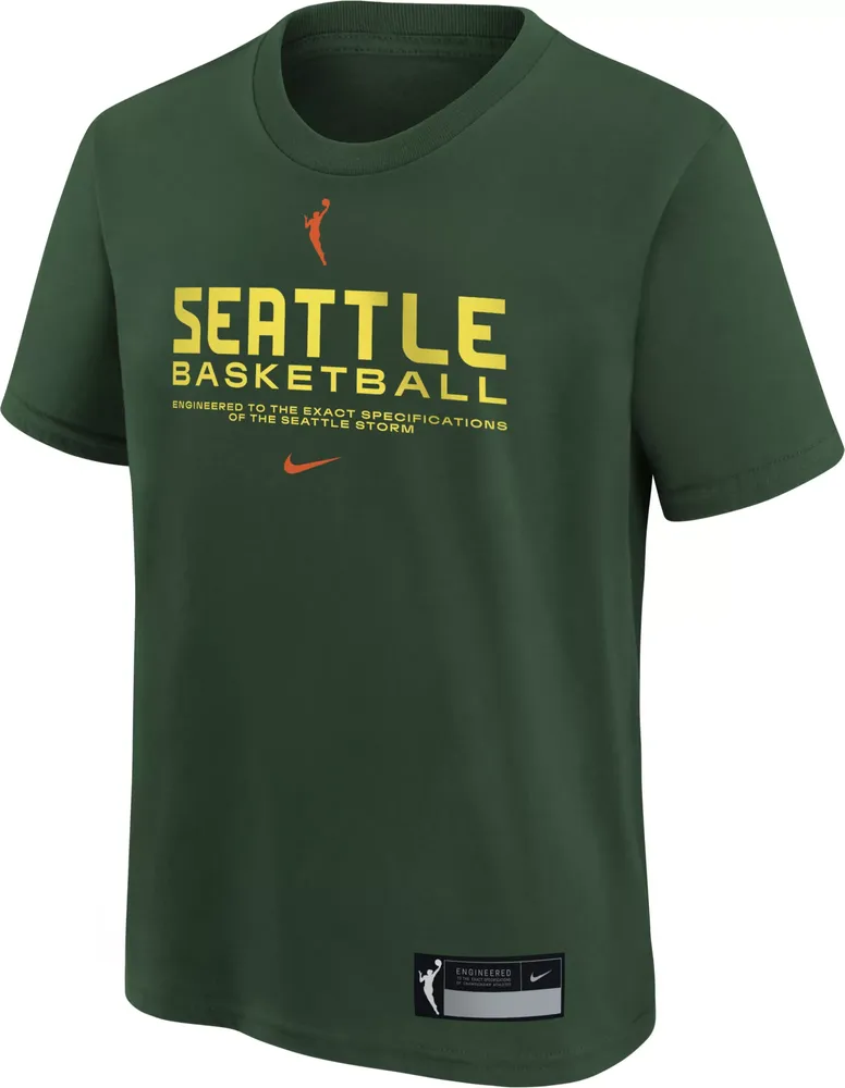 Nike Youth Seattle Storm Green Performance Cotton T-Shirt