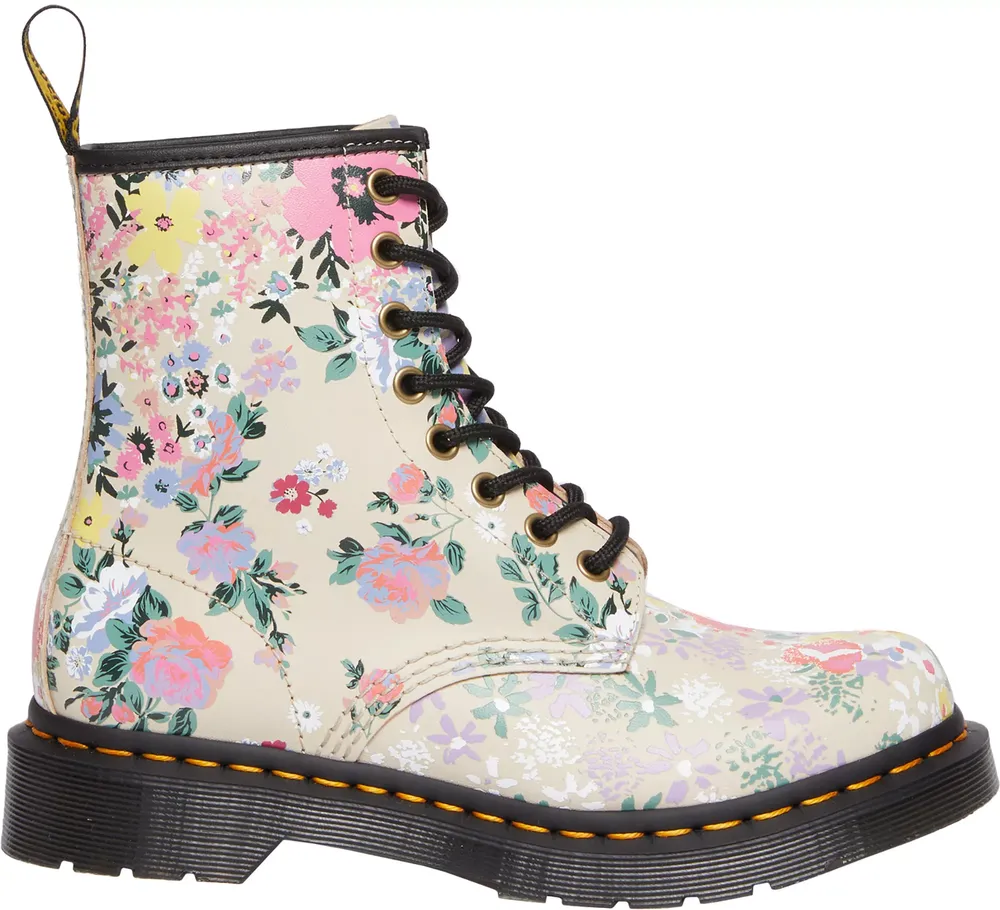 Dr. Martens Women's Floral Mashup Backhand Boots