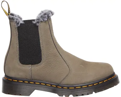 Dr. Martens Women's 2976 Leonore Faux Fur Lined Casual Chelsea Boots