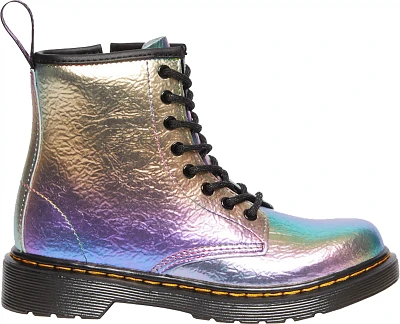 Dr. Martens Junior Multi Rainbow Crinkle Boot