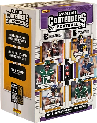 2022 Panini Contenders Football NFL Trading Card Blaster Box