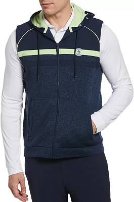 Penguin Men's Mixed Media Fleece Golf Vest