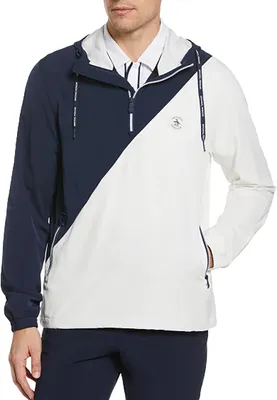 Original Penguin Men's 1/4 Zip Heritage Color Block Tennis Jacket