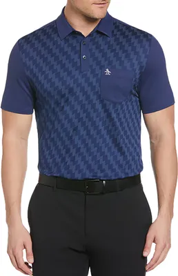 Original Penguin Men's 50s Color Block Print Golf Polo