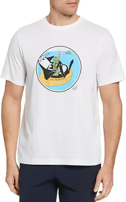 Original Penguin Men's Shipwreck Pete Print Golf T-Shirt