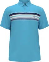 Original Penguin Men's Engineered Coastal Ombre Print Short Sleeve Golf Polo Shirt