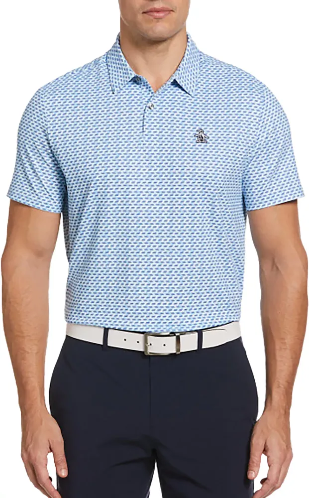 Dick's Sporting Goods Original Penguin Men's Retro Wave Pattern Print Golf  Polo