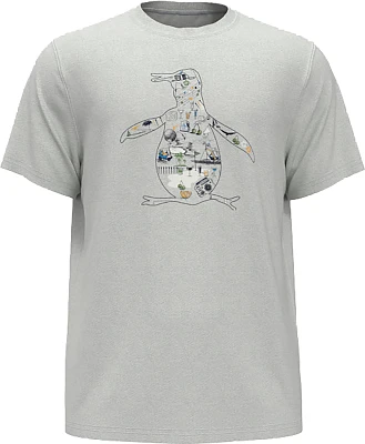 Original Penguin Men's Beach Resort Print Golf T-Shirt