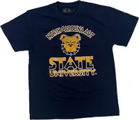 Tones of Melanin Men's North Carolina A&T Aggies Aggie Blue Yardfest Classic T-Shirt