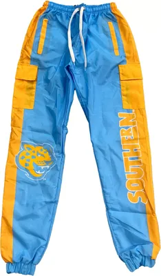 Tones of Melanin Men's Southern University Jaguars Columbia Blue Ralley Pants