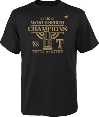MLB Team Apparel Little Kids' 2023 World Series Champions Texas Rangers Parade T-Shirt