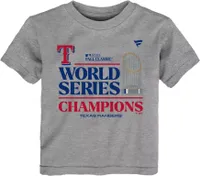 MLB Team Apparel Infant 2023 World Series Champions Texas Rangers Locker Room T-Shirt