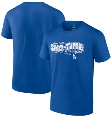 MLB Men's Los Angeles Dodgers Shohei Ohtani Royal ‘Sho Time' T-Shirt