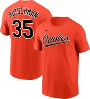 Nike Men's Baltimore Orioles Adley Rutschman #35 Orange T-Shirt