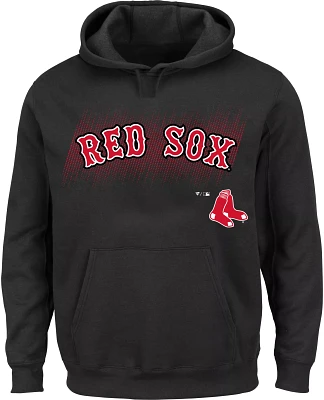 MLB Men's Boston Red Sox Black Big and Tall Fleece Hoodie