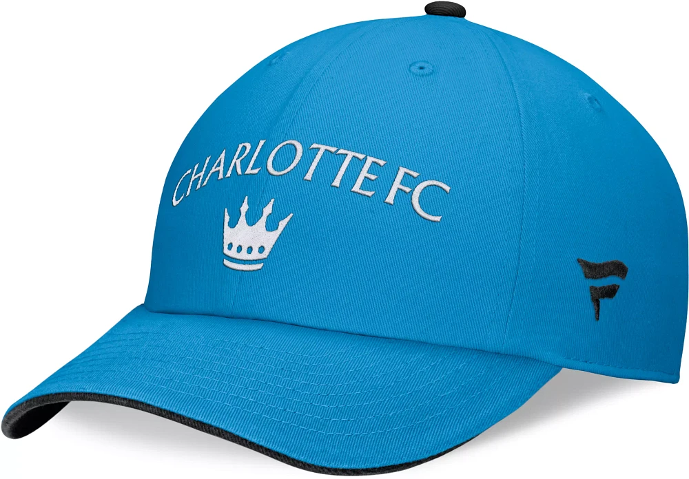 MLS Adult Charlotte FC Old School Blue Unstructured Adjustable Hat